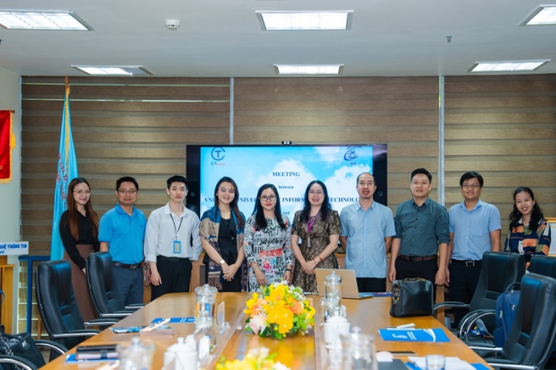Trường Đại học Công nghệ Thông tin làm việc với Công ty Cổ phần CT UAV - Việt Nam