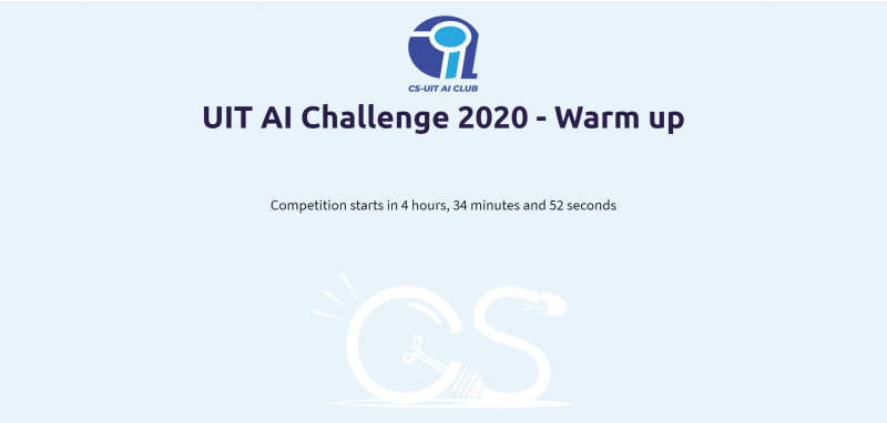 Đóng link đăng ký cuộc thi UIT AI Challenge 2020