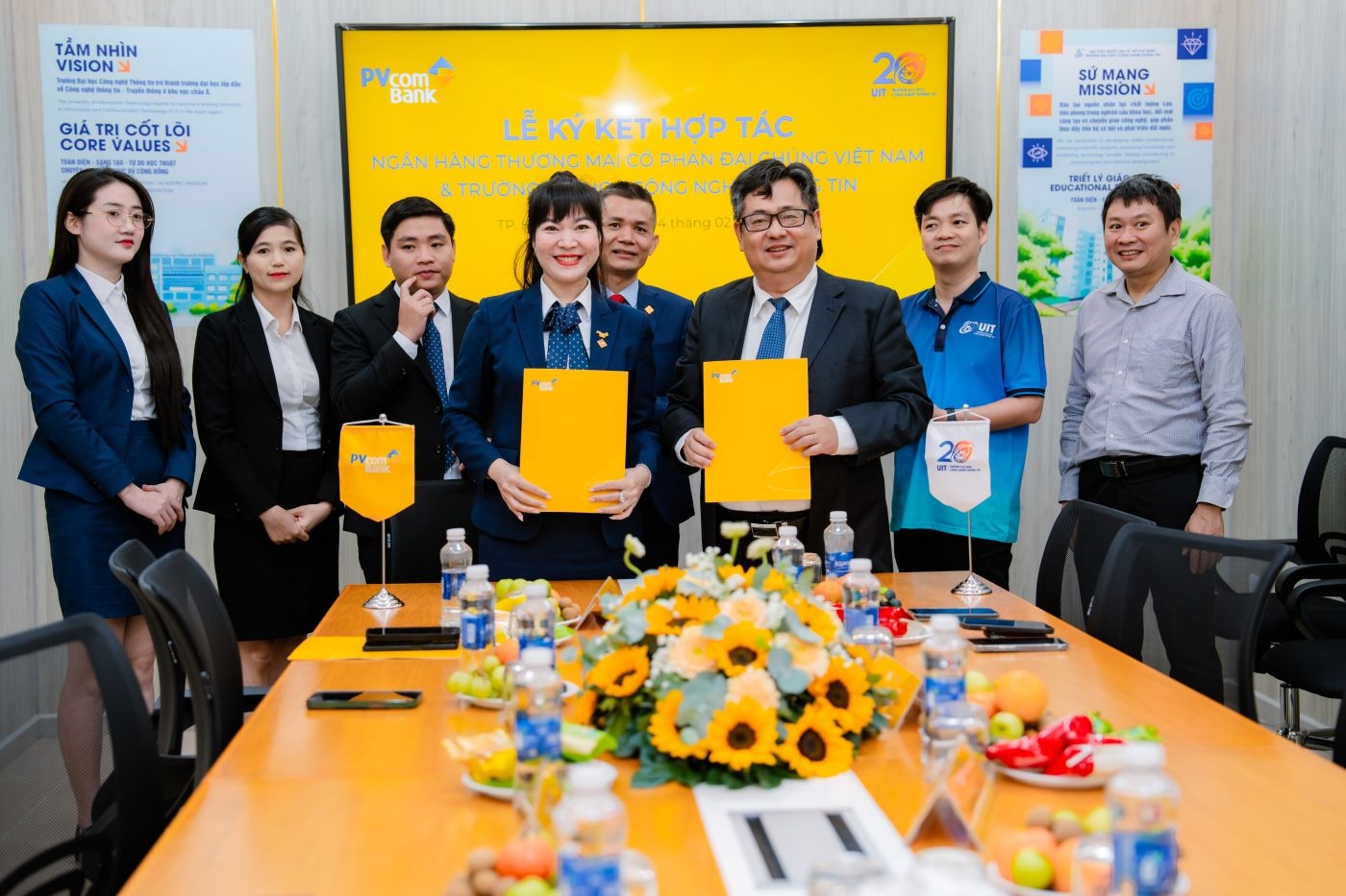 Trường Đại học Công nghệ Thông tin ký kết thỏa thuận hợp tác với Ngân hàng TMCP Đại chúng Việt Nam (PVcomBank) 