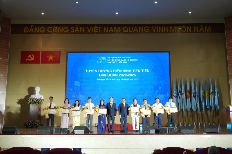 Niềm tự hào và dấu ấn UIT tại Đại hội Thi đua yêu nước ĐHQG-HCM lần thứ VI
