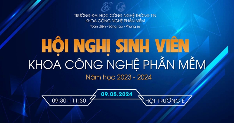 Hội nghị sinh viên khoa Công nghệ Phần mềm năm học 2024 - 2025