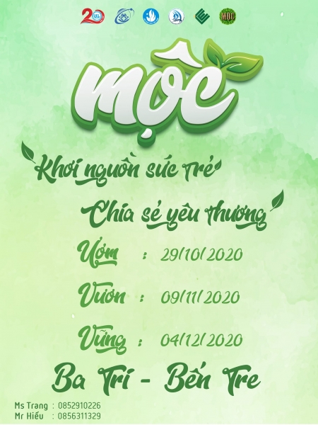 Chiến dịch tình nguyện MỘC V, nơi để cống hiến sức trẻ.