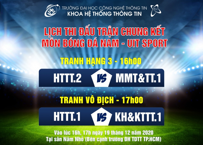 CHUNG KẾT BÓNG ĐÁ NAM - UIT SPORT