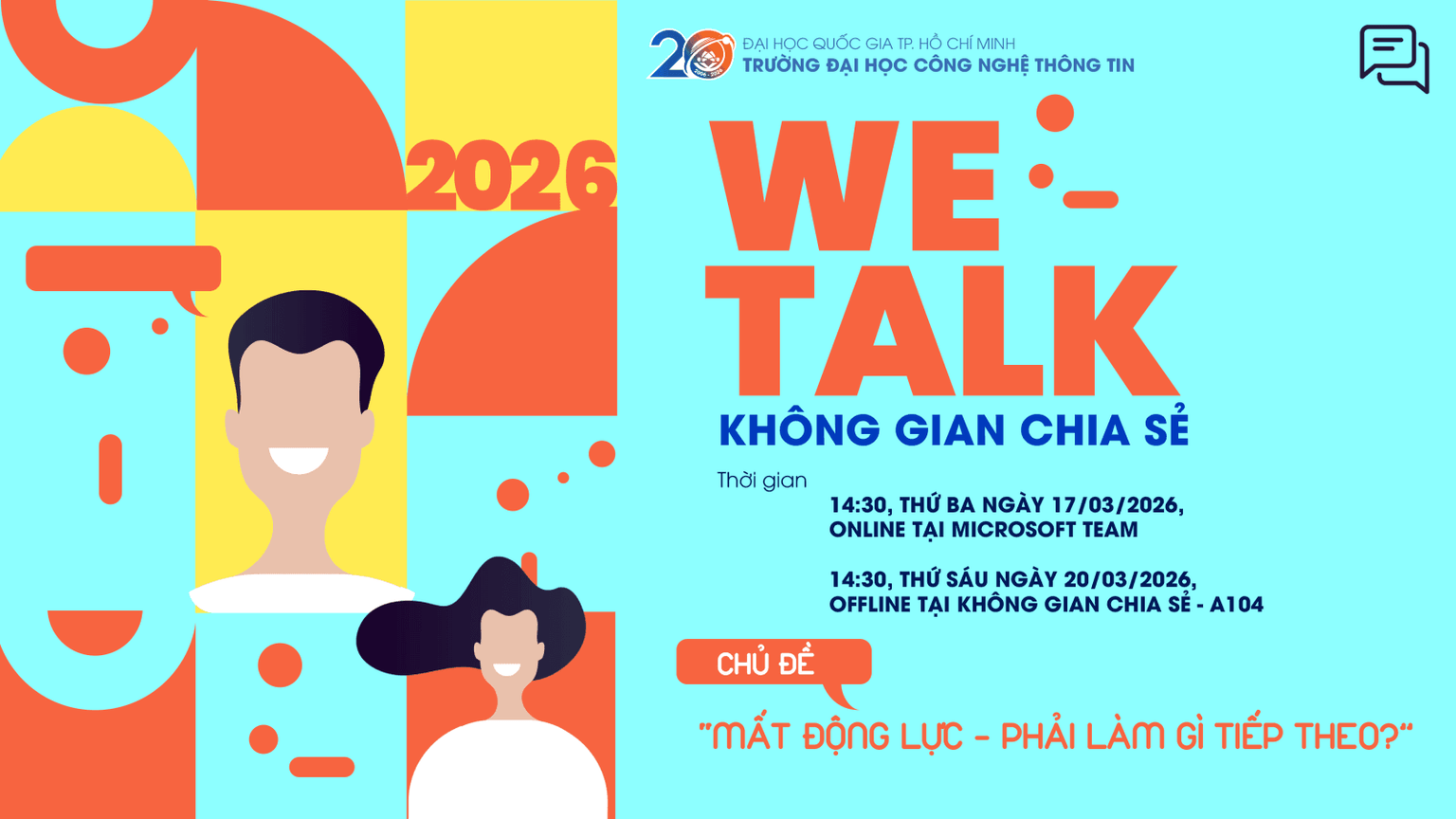 WeTalk 01/2026 – “Mất động lực – phải làm gì tiếp theo?”