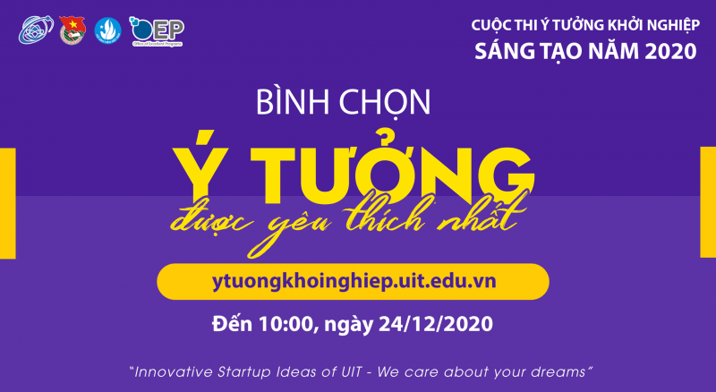 BÌNH CHỌN Ý TƯỞNG ĐƯỢC YÊU THÍCH NHẤT