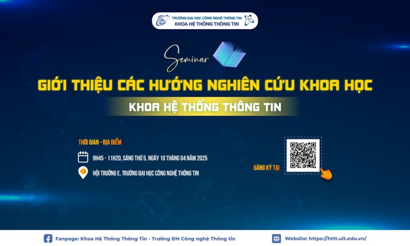 [SEMINAR] Giới thiệu các hướng nghiên cứu khoa học - Khoa Hệ thống Thông tin năm 2025
