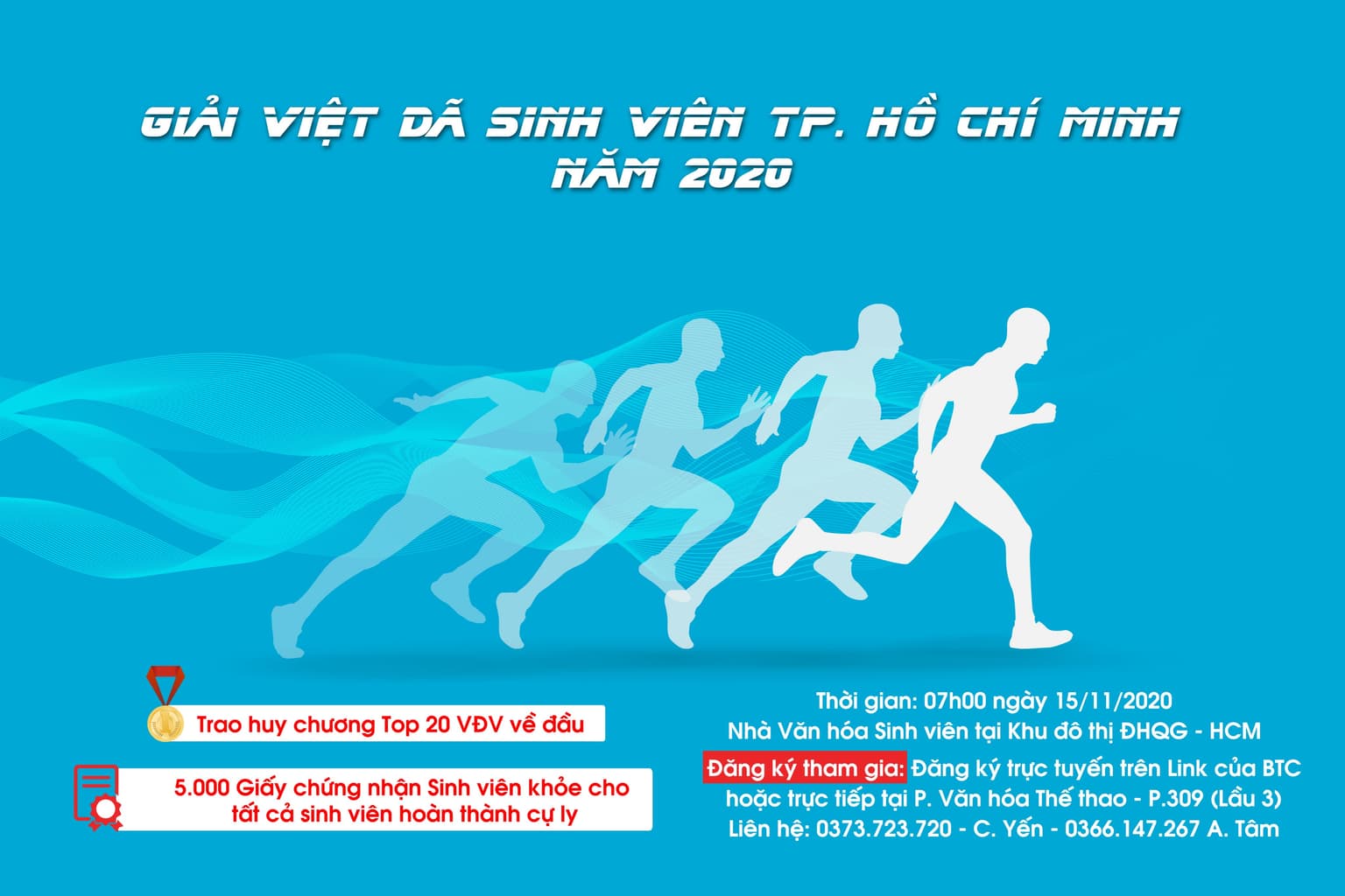 GIẢI VIỆT DÃ SINH VIÊN TP.HCM NĂM 2020