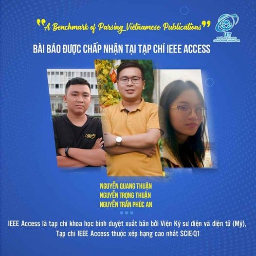 Nhóm sinh viên có bài báo chấp nhận đăng tại Tạp chí IEEE Access thuộc xếp hạng cao nhất SCIE-Q1 