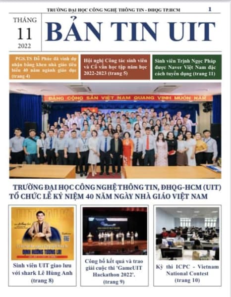 UIT ra mắt bản tin tháng 11/2022