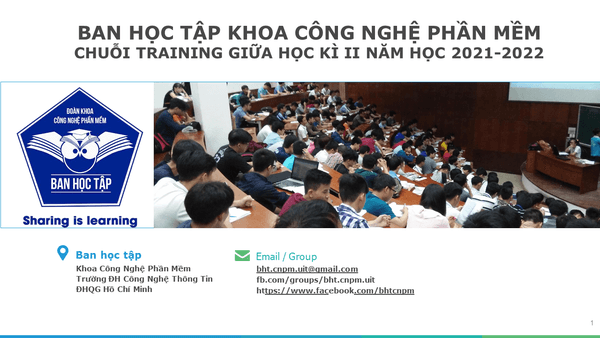 [BHT CNPM] Tổng kết training giữa kì II