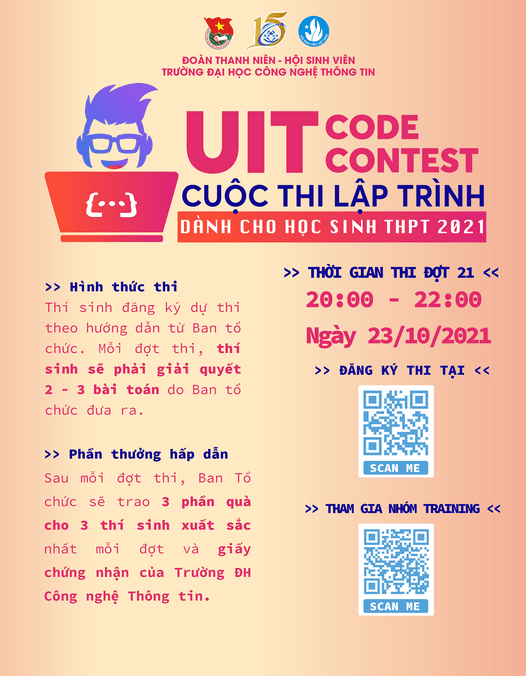 UIT Code Contest đợt 21
