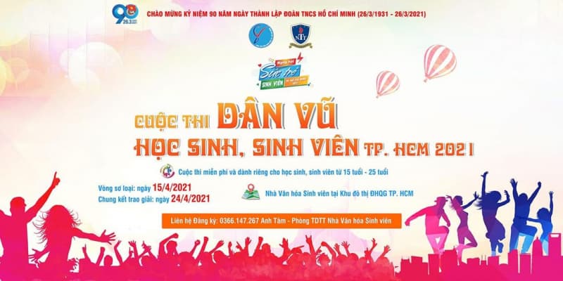 Cuộc thi Dân vũ học sinh sinh viên TP.HCM năm 2021