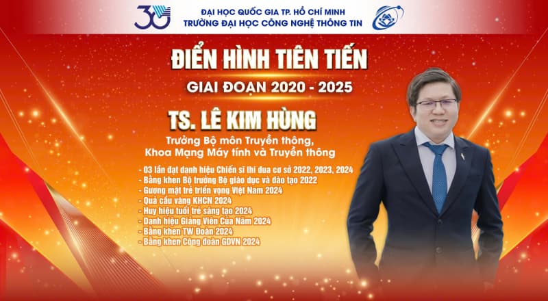 VINH DANH CÁC CÁ NHÂN TIÊU BIỂU ĐẾN TỪ CÁC KHOA TẠI UIT GIAI ĐOẠN 2020-2025: HÀNH TRÌNH 5 NĂM CỦA SỰ CỐNG HIẾN VÀ LAN TỎA TRI THỨC