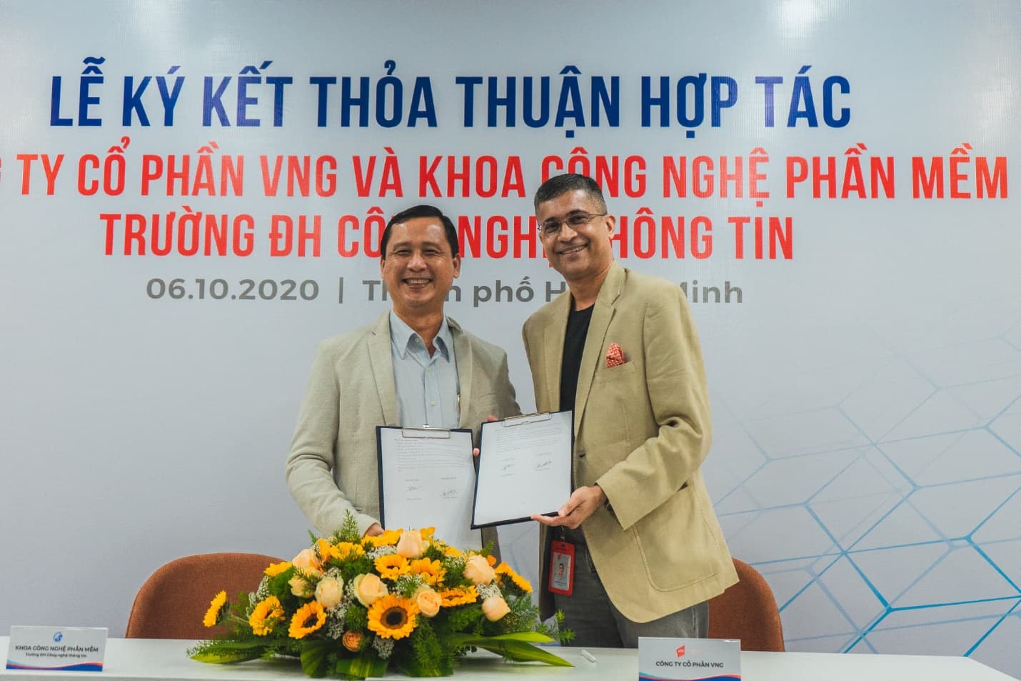 Khoa Công nghệ Phần mềm ký kết Thỏa thuận hợp tác  với Công ty VNG