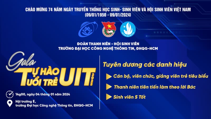 Chương trình Gala “Tự hào Tuổi trẻ UIT 2023”