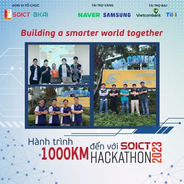 UIT và Hành trình 1000km đến với SOICT Hackathon 2023: Building Smarter World Together