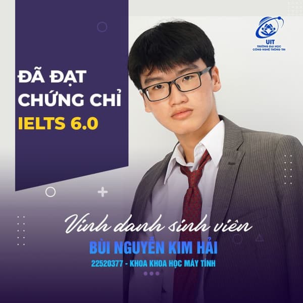 [UIT - You are the best] Vinh danh sinh viên đã xuất sắc đạt chứng chỉ IELTS 6.0