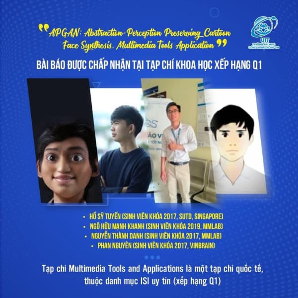 Phòng thí nghiệm MMLab có bài báo chấp nhận đăng tại bài báo được chấp nhận tại Tạp chí Multimedia Tools and Applications là một tạp chí quốc tế, thuộc danh mục ISI uy tín (xếp hạng Q1)
