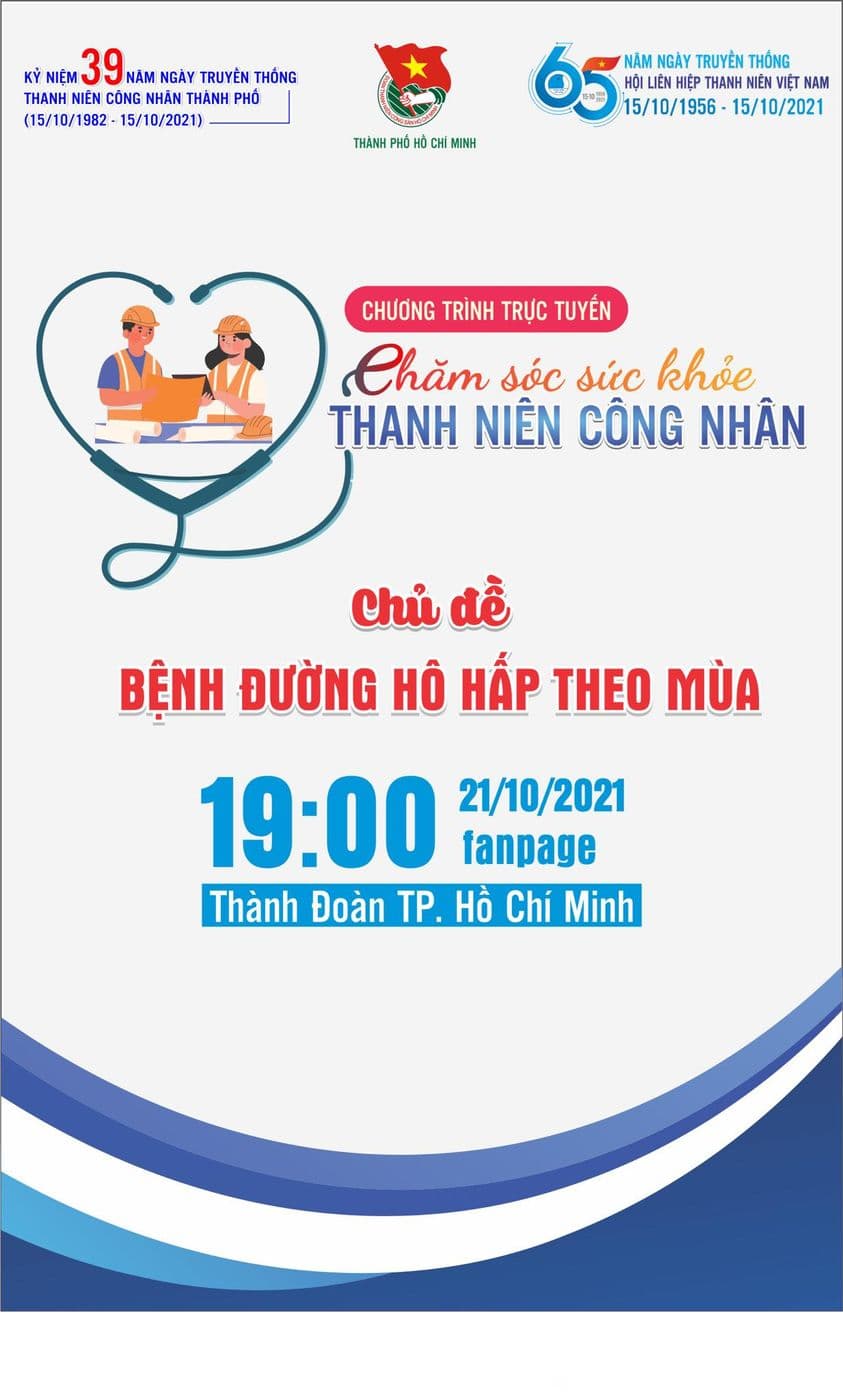 Chương trình trực tuyến chăm sóc sức khỏe thanh niên công dân - Chủ đề bệnh đường hô hấp theo mùa 