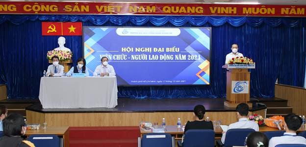 Hội nghị đại biểu Viên chức, Người lao động  trường Đại học Công nghệ Thông tin, năm 2021
