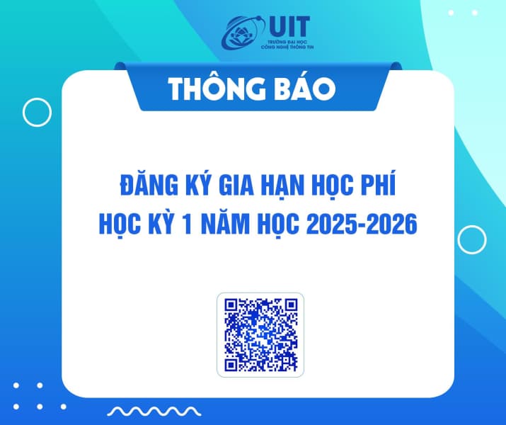 Thông báo đăng ký gia hạn học phí HK1 năm học 2025-2026