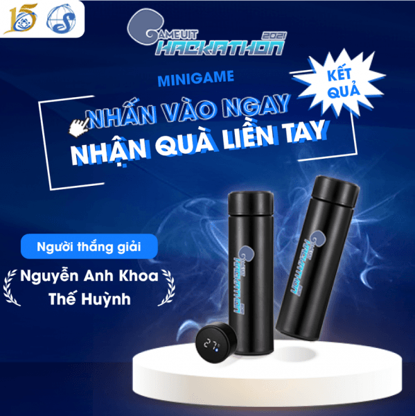 THÔNG BÁO KẾT QUẢ MINIGAME GAME UIT HACKATHON