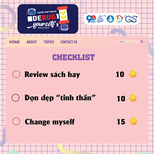 DEBUG YOURSELF -  PROBLEM 5 - REVIEW SÁCH HAY, RINH QUÀ NẶNG TAY (10 DYcoins)
