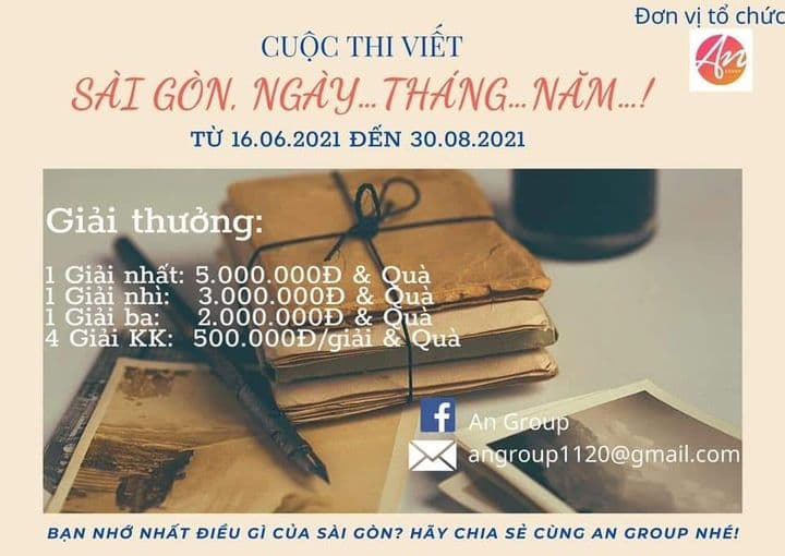 Cuộc thi viết “Sài Gòn, ngày...tháng...năm”