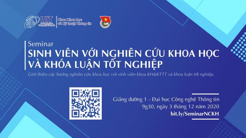 SEMINAR: SINH VIÊN VỚI NGHIÊN CỨU KHOA HỌC & KHÓA LUẬN TỐT NGHIỆP NĂM 2020
