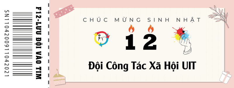 SINH NHẬT ĐỘI CÔNG TÁC XÃ HỘI UIT XII