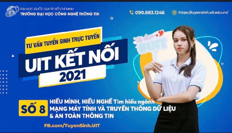 UIT KẾT NỐI số 8 với chủ đề: "Khám phá ngành An toàn thông tin - Mạng máy tính & Truyền thông dữ liệu" 
