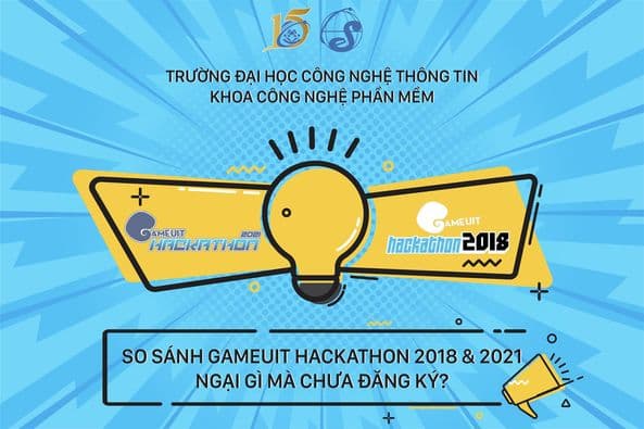 SO SÁNH GAME UIT HACKATHON 2018 & 2021: NGẠI GÌ MÀ CHƯA ĐĂNG KÝ? 