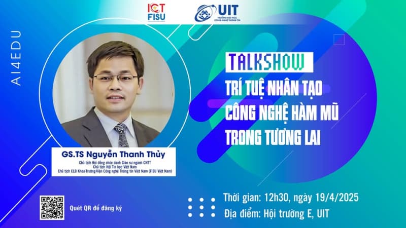 Talkshow: Trí tuệ nhân tạo và công nghệ hàm mũ trong tương lai