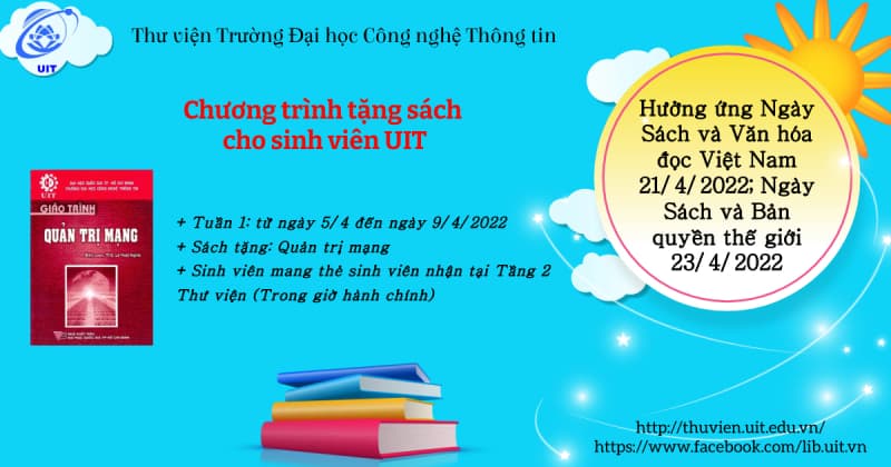 Chương trình tặng sách cho sinh viên UIT
