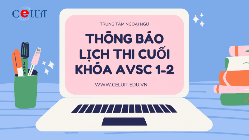 Thi cuối khóa đối với các lớp Anh văn sơ cấp 1-2