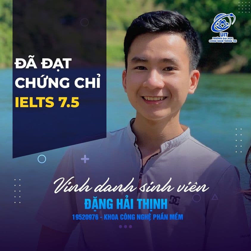 [UIT - You Are The Best] Vinh danh sinh viên khoa CNPM đã xuất sắc đạt chứng chỉ IELTS 7.5