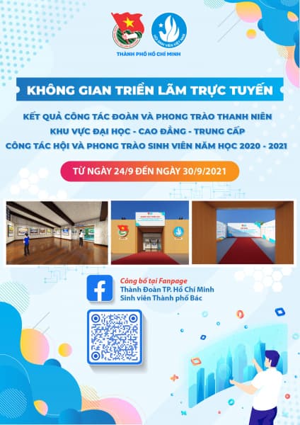  Không gian triển lãm trực tuyến kết quả năm học 2020 - 2021