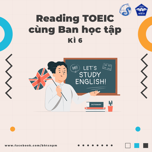 Toeic cùng Ban học tập #6