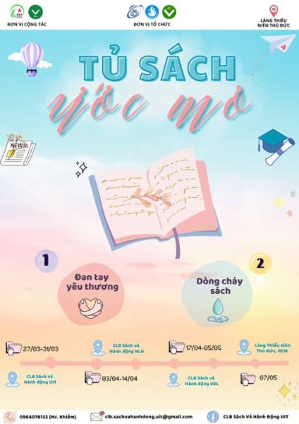  Chương trình tình nguyện mang tên “Tủ sách ước mơ”