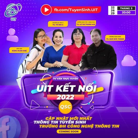 Chào đón sự trở lại của chương trình TVTS trực tuyến -  UIT kết nối 2022