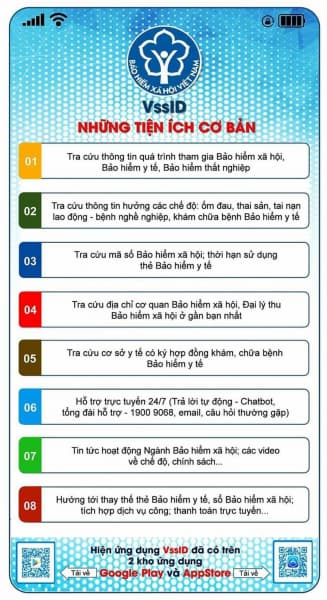 Danh sách sinh viên đã cài đặt ứng dụng VssID