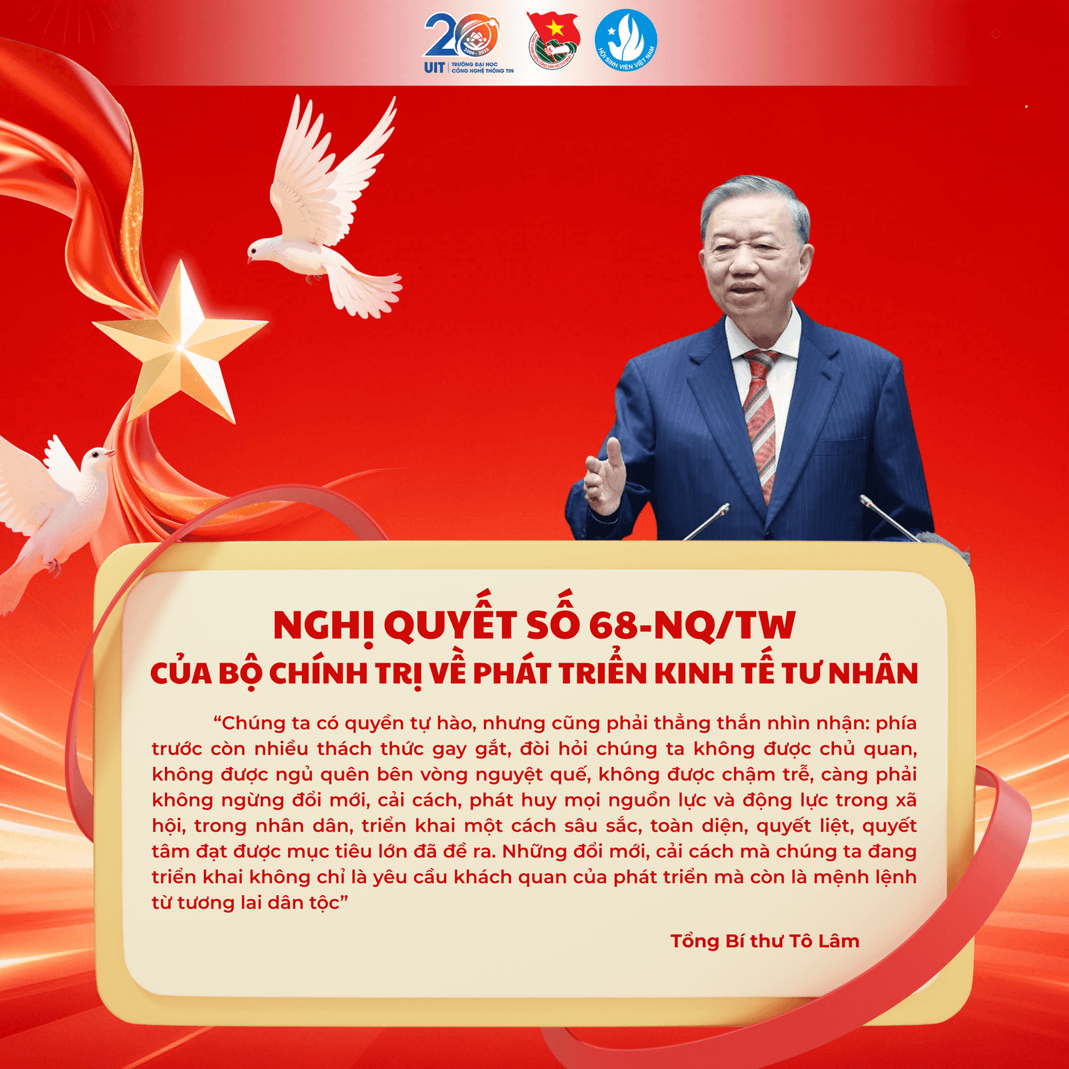 NGHỊ QUYẾT 68-NQ/TW VỀ PHÁT TRIỂN KINH TẾ TƯ NHÂN