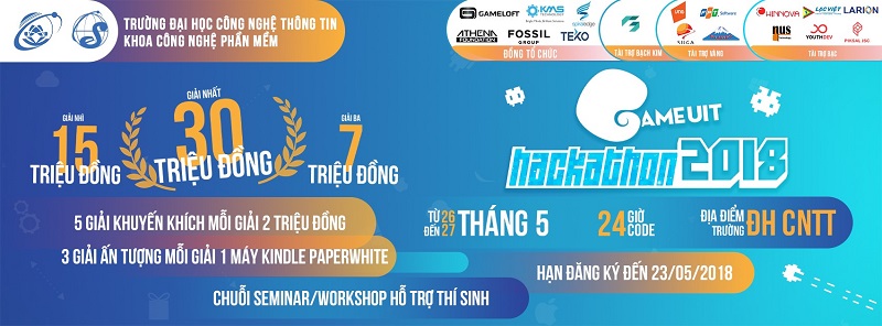 Chính thức phát động cuộc thi GameUIT Hackathon 2018