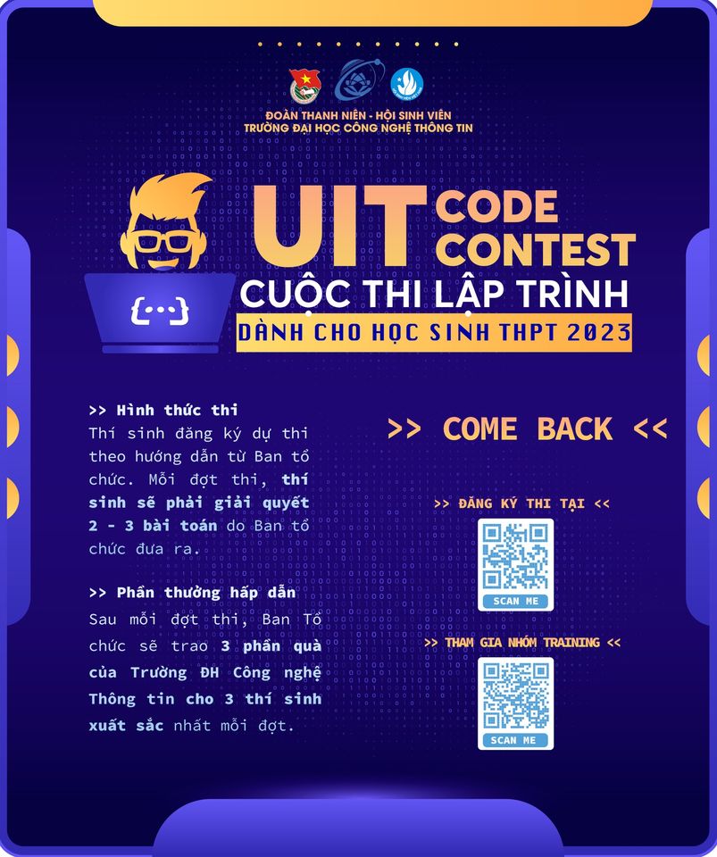UIT Code Contest 2023 come back