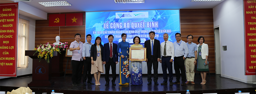 Chúc mừng UIT đã đạt được chứng nhận kiểm định chất lượng CSGD