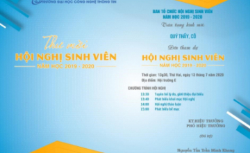 Hội nghị Sinh viên Năm học 2019 - 2020