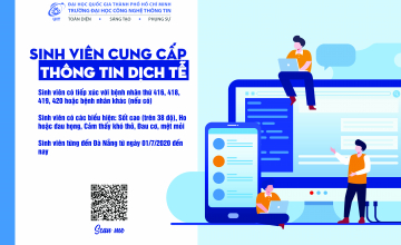 Bắt buộc sinh viên phải khai báo thông tin dịch tễ