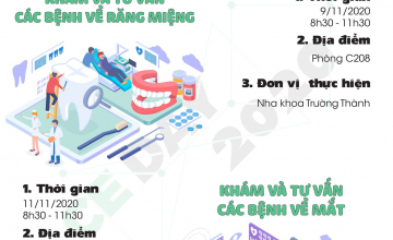   CHƯƠNG TRÌNH KHÁM VÀ TƯ VẤN SỨC KHỎE CHO SINH VIÊN, GIẢNG VIÊN