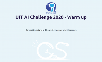 Đóng link đăng ký cuộc thi UIT AI Challenge 2020