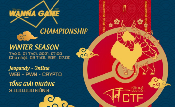 Cuộc thi CTF WannaGame Championship Winter Season 2020